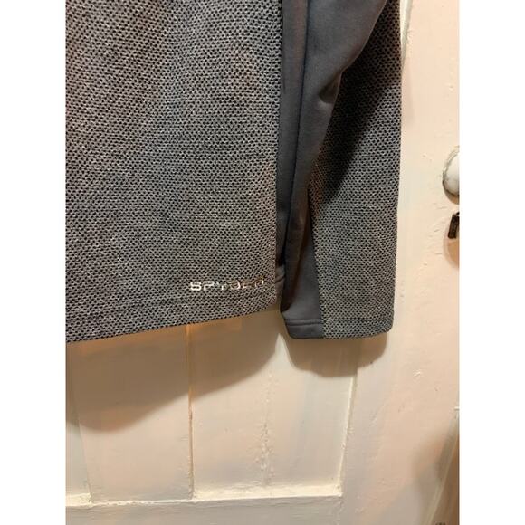 Spyder Boundless half zip hoodie sweatshirt Gray Frontier style sz L - Picture 7 of 7